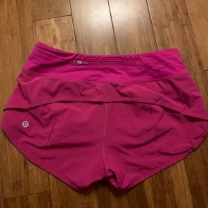 pink lulu shorts